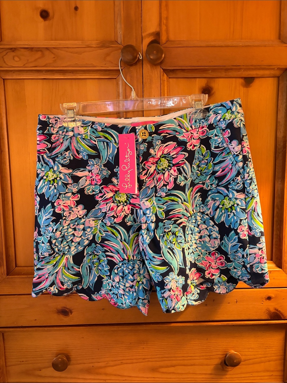 Lilly Pulitzer Darci Knit Shorts High Tide Navy